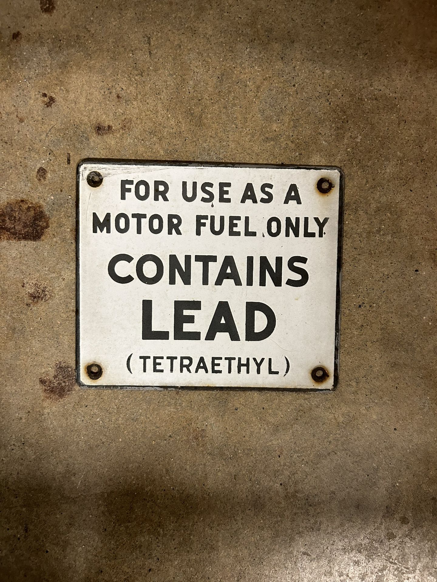 Porcelain Gas Sign 