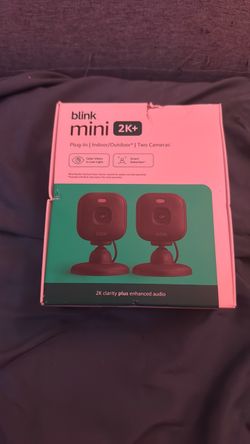 Blink Mini 2K+ Two Camera Pack