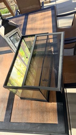 Glass terrarium