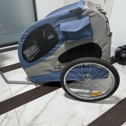 Petsafe - Blue And Gray Pet Bicycle Trailer 