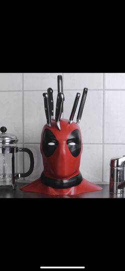 Deadpool Knife Block Head