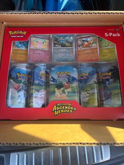 Ascended Heroes 5 Tin Pack Bundles