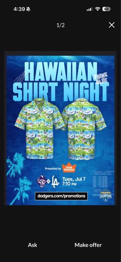 Dodgers Hawaii shirt
