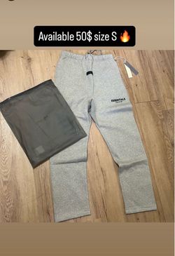 Grey essentials pants size S