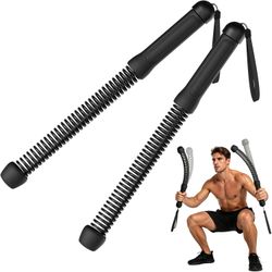 Weighted Ropeless Battle Rope with Adjustable Resistance Springs for Home Gym