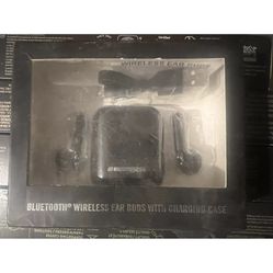 urban outfitters  Wireless Earbuds. Black. Bluetooth With Charging Case Msrp $69