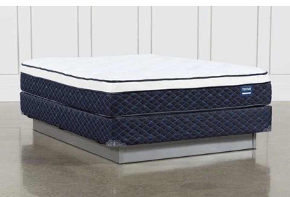 Revive Series 6 Queen Foundation and Armistice ll Hybrid Queen Mattress