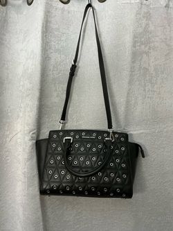 Michael Kors Black Quilted Grommet Satchel