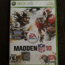 XBox 360 MADDEN 10 Game