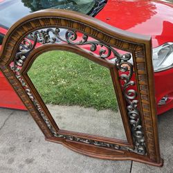 Wooden Mirror