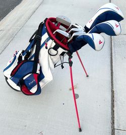 Top Flite Ti Matrix Men Golf Club Set - 1,3,5H,6,7,8,9,W, Putter, Bag