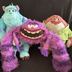 Monsters Inc Plushies 