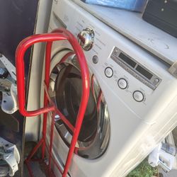 LG Electronics WM2455HW Front-Load Fully Automatic Washing Machine, 120V 60Hz 10A