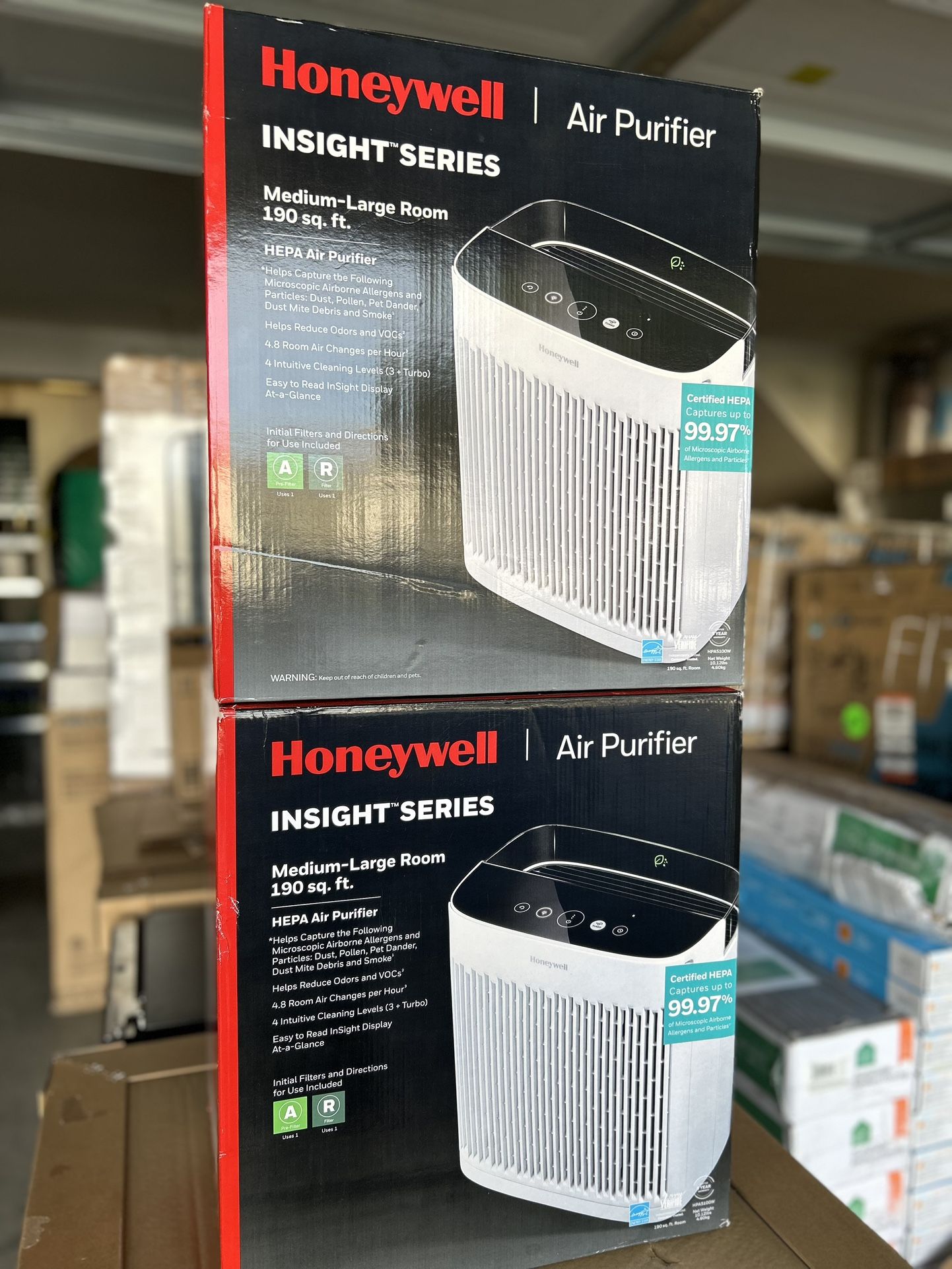 Honeywell Insight HEPA Air Purifier 190sq ft