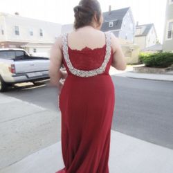 Prom Red dress/gown size 22