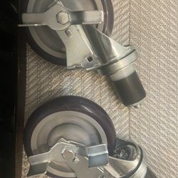 Commercial Table Wheels (USED) - Only Wheels