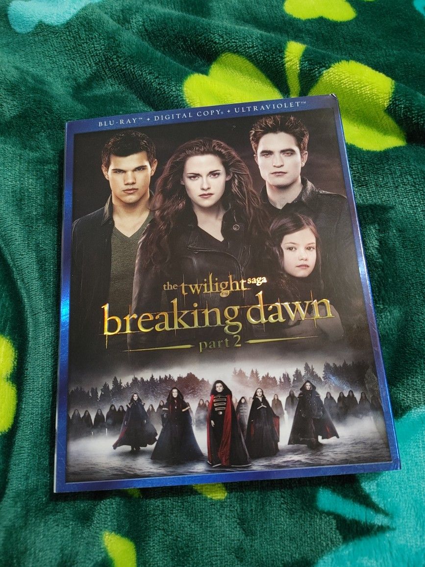 Twilight Breaking Dawn Blu-ray + Ultraviolet