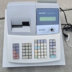 Sharp XE-A41s Dual Printer Cash Register With Keys