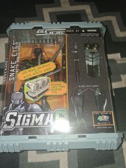 Hasbro G.I. Joe Sigma 6 Snake Eyes action figure