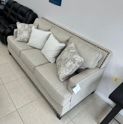Claredon Linen Sofa