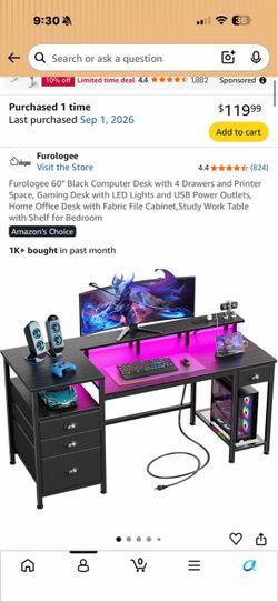 Gaming/work desk