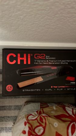 Chi G2 flatiron + brushes/curly hair products