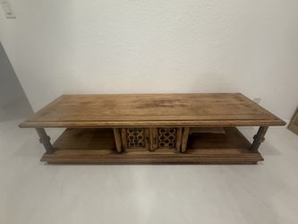 Solid Wood TV Table