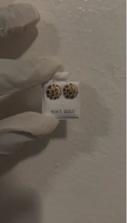 Gold Nugget Earrings