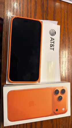 Apple iPhone 17 Orange with Case