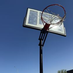 semi new basketball hoop