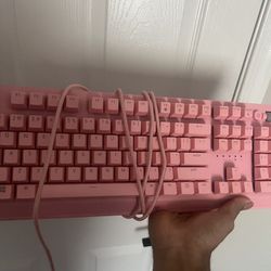 Razer Pink Key Board And Mouse