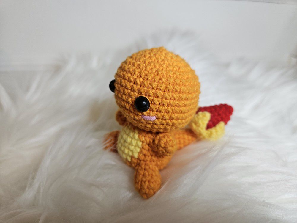 Crochet Charmander Stuffed Animal