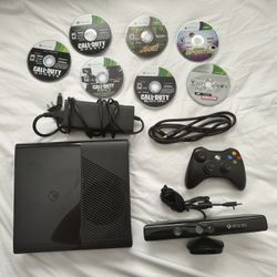 Xbox 360 e With Kinect 250gb And 6 Games