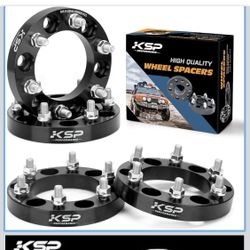 6X5.5 Wheel Spacers, KSP Forged 1"(25mm) 6x139.7mm to 6x139.7mm Thread Pitch M12x1.5 Hub Bore 108mm Adapters for Tacoma 4Runner Tundra FJ Land Cruiser