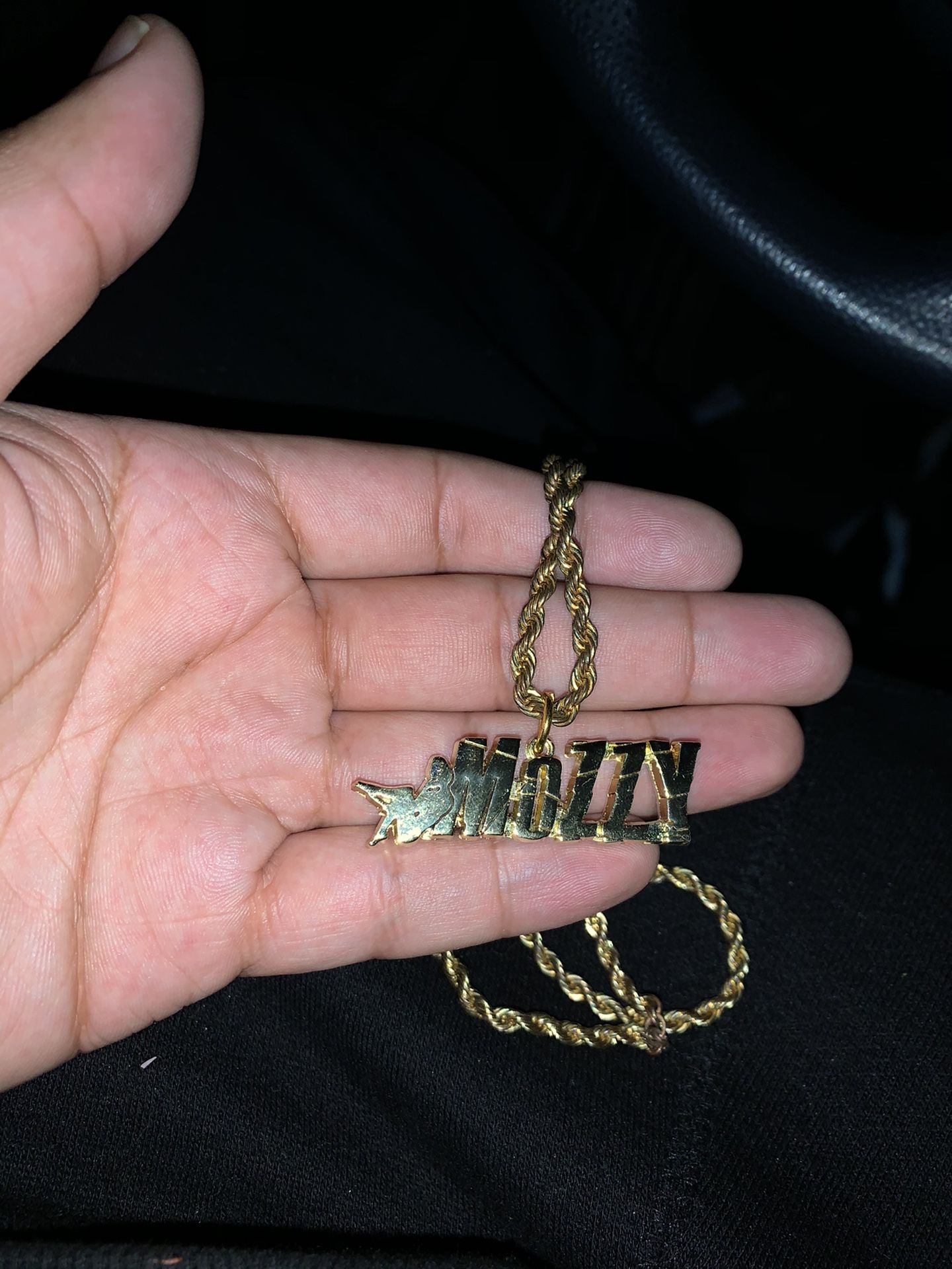 14K gold plated Mozzy Chain pendant **Very Rare**