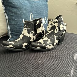 Ariat Ankle Boots, Cow Print