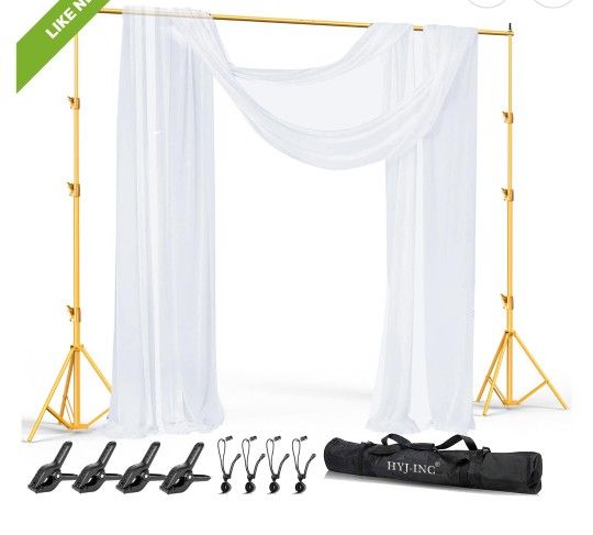 10*10 Gold Backdrop Adjustable