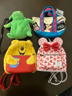 Disney Bag and Loungefly Lot – $120 for All 4