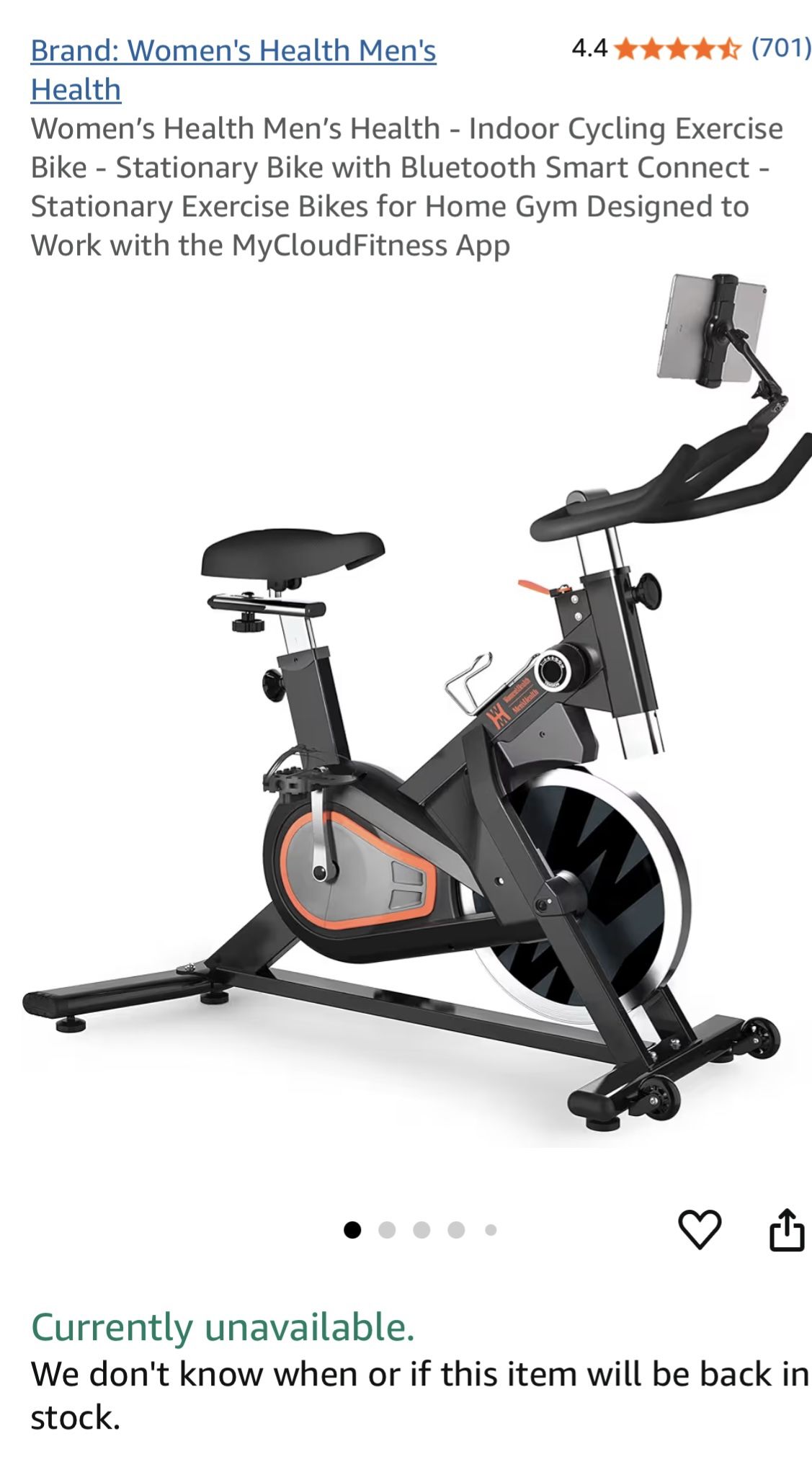 Indoor stationary Bike