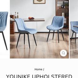 Pu Leather Dining Chairs Kitchen Chairs Office Set Of 2