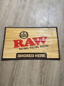 RAW Bamboo Non Slip Door Mat 30”x18”