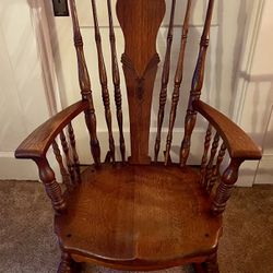 ANTIQUE Oak Rocking Chair