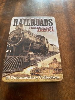 Railroads"Tracks Across America" 36 Documentary Collection 2 DVD's Boxed Set