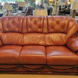 Italian Leather Sofa