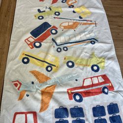 Pottery Barn Kids Towel Transportation 