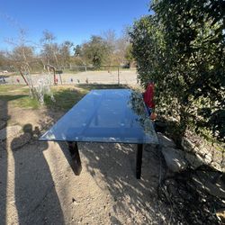 Glass Dining Table 
