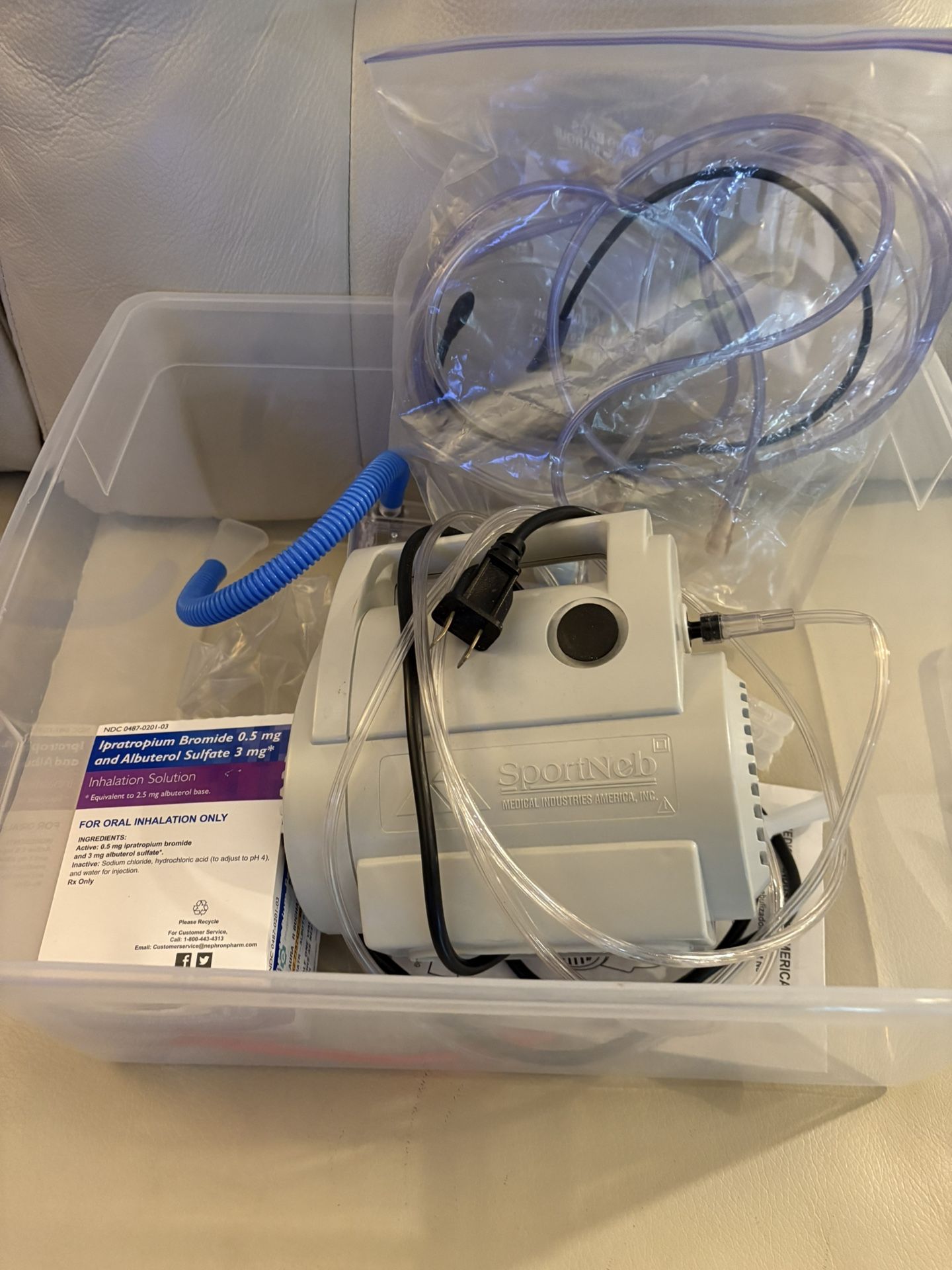 SportNeb Nebulizer With Accessories