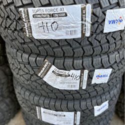285/75/16 LT ROYAL TERRA FORCE A/T (4 TIRES) INCLUDED INSTALLATION AND BALANCING 