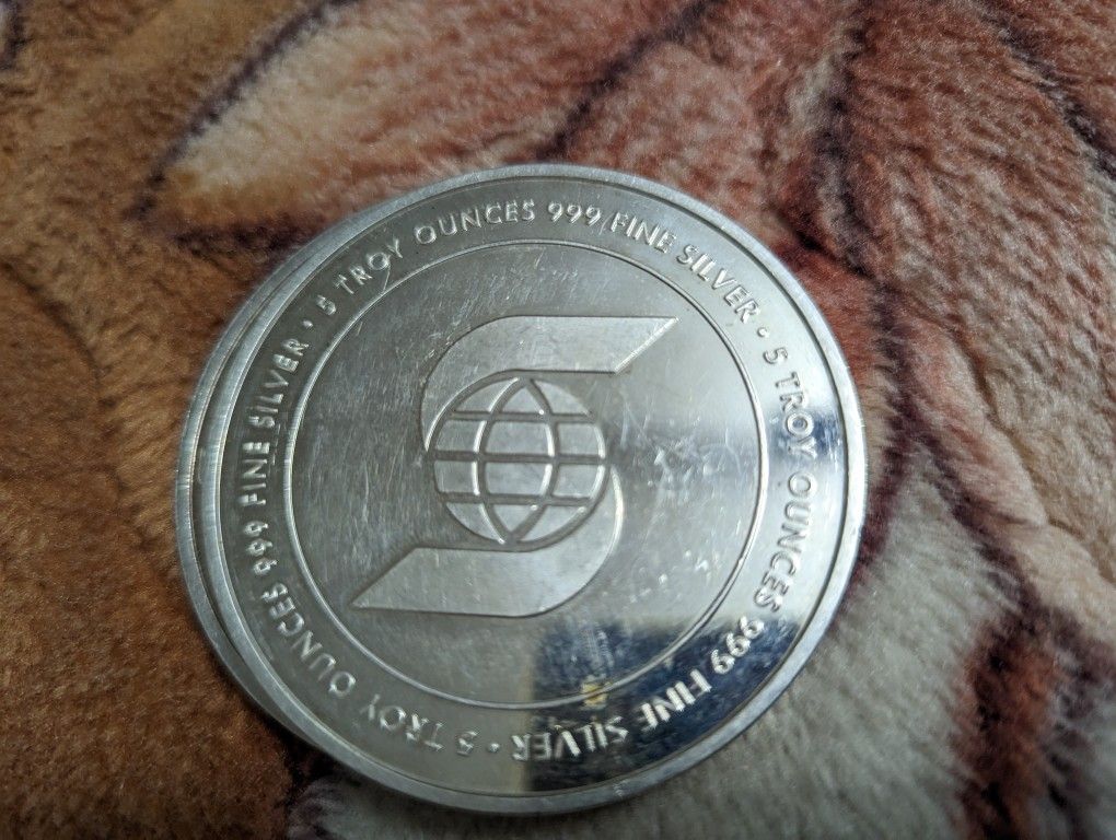 Scotiabank 5 oz Round - Fine Silver - Rare