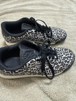 Reebok Leopard Print Sneakers